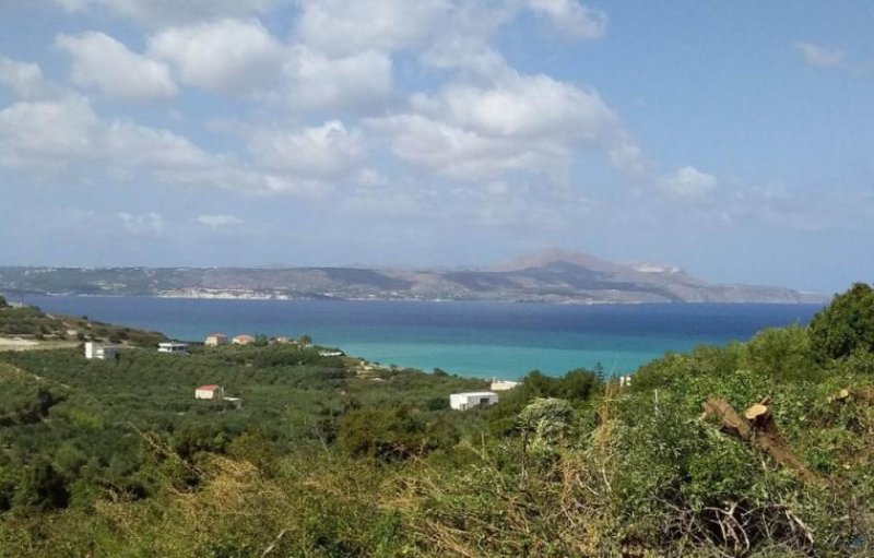 Kera bei Kalyves Atemberaubendes Grundstück mit Meerblick zum Verkauf in Kera Grundstück kaufen